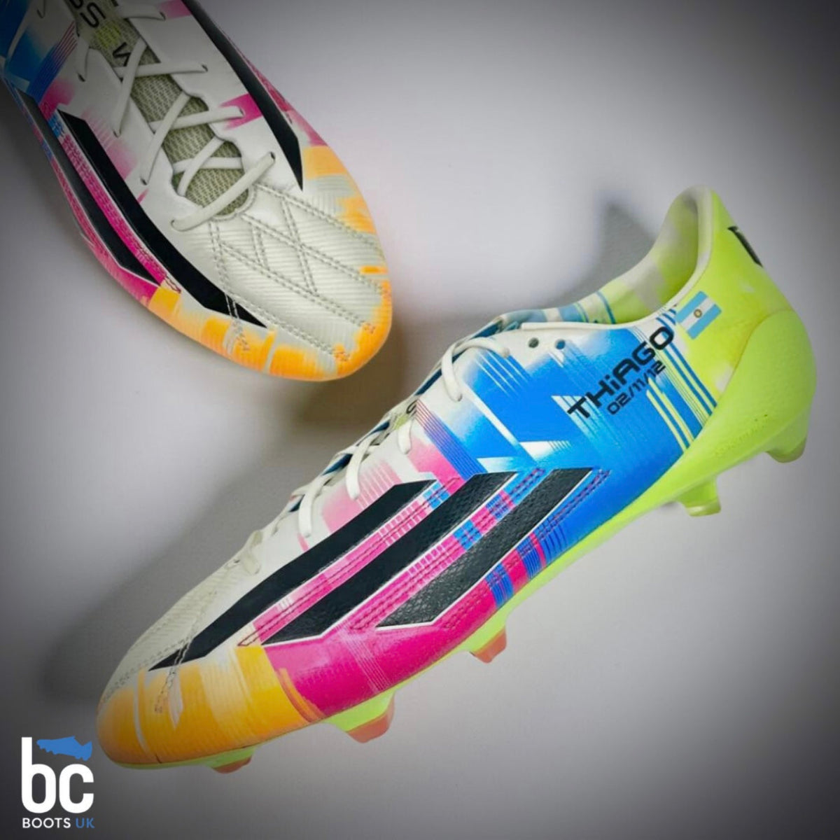 Above shot of Lionel Messi's match-worn boots | BC Boots UK