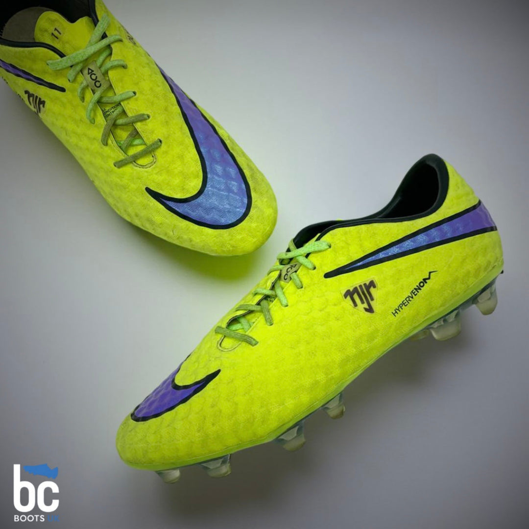 Neymar Jr. Match Worn Nike Hypervenom Phantom 1 Boots : A Collector’s Masterpiece from the 2014/15 Treble Season